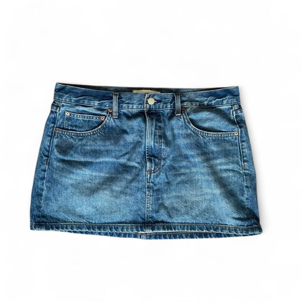 Aritzia Women's Blue Skirt